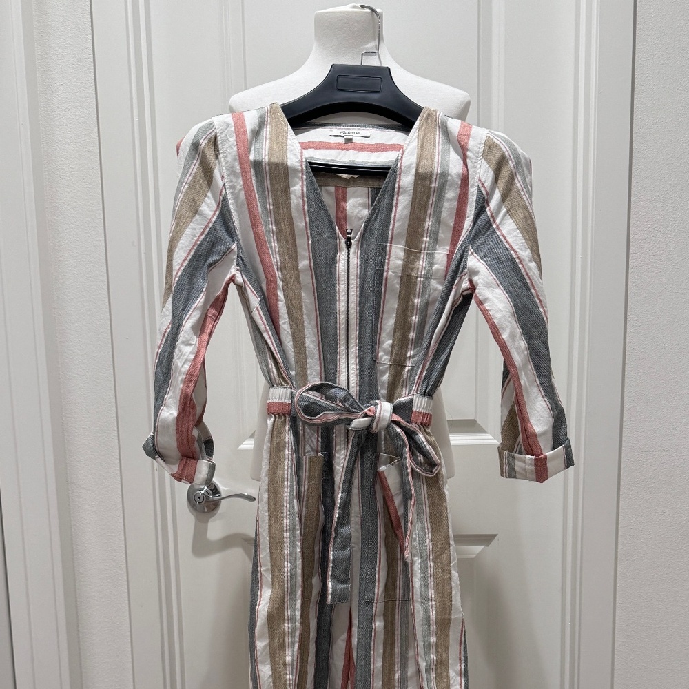 Madewell stripped colored jumpsuit - Small